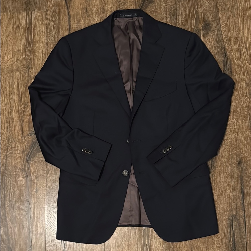 Suit Supply Men's Navy Blazer 38S
